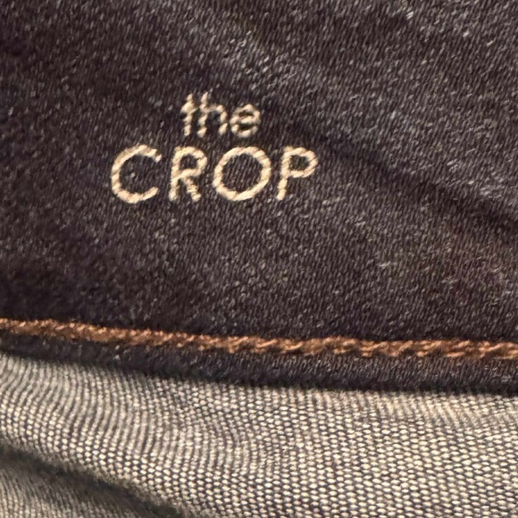 Liverpool Women's Dark Blue Cropped Jeans size petite 14 / length 32in - Picture 5 of 7